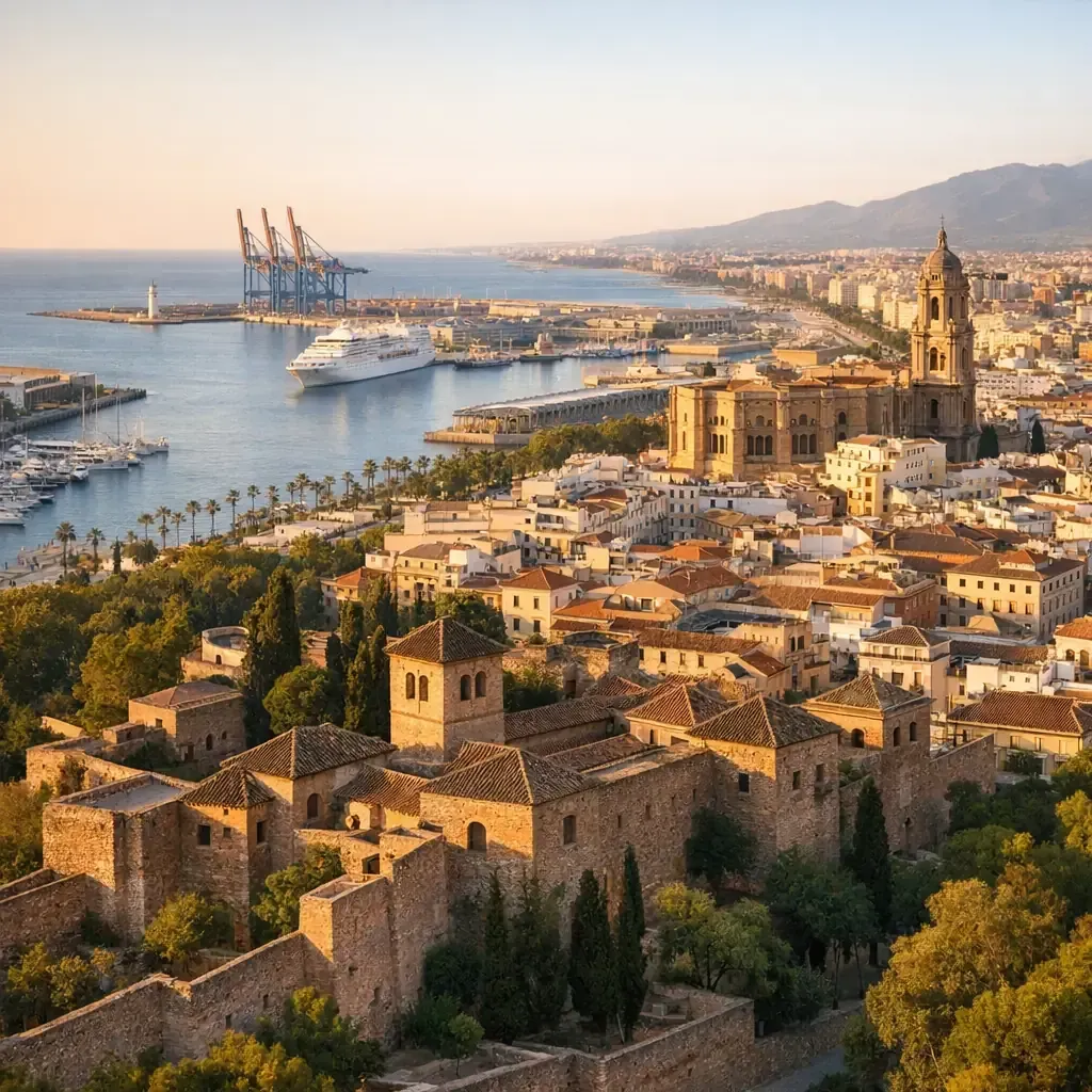 La Carte de Malaga en Espagne : plan et infos pratiques