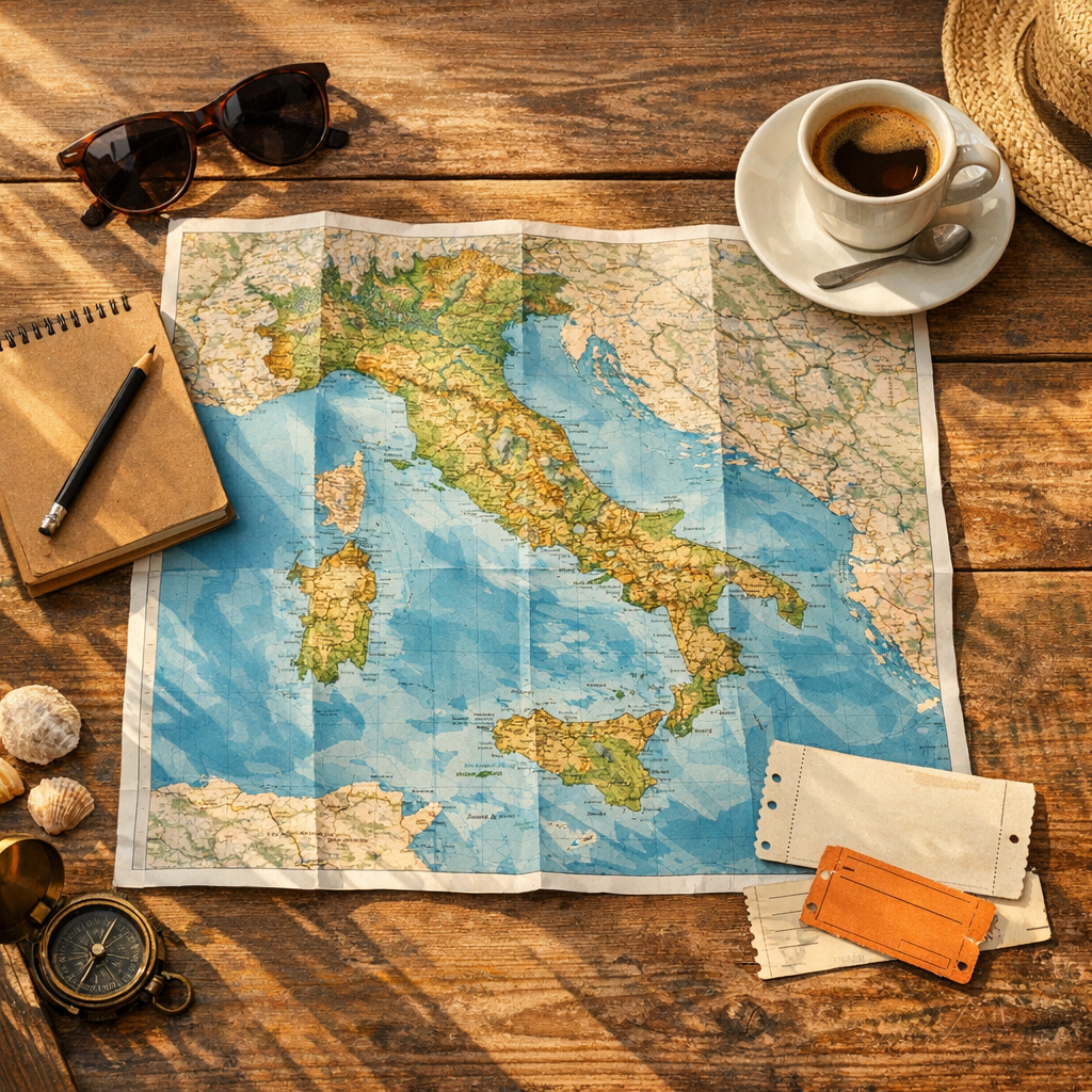 La Carte d’Italie aide à choisir le bon plan de voyage