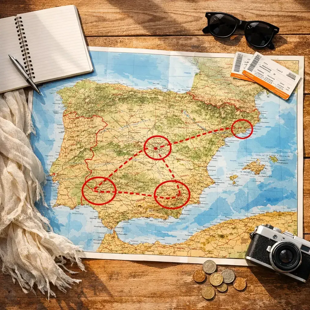 La Carte touristique de l’Espagne aide à choisir où aller