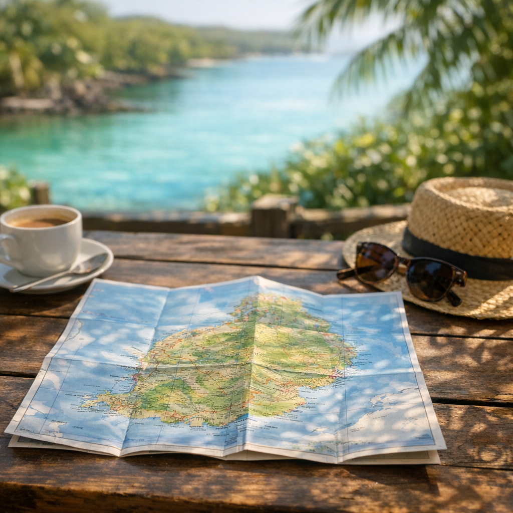 La Carte de l’Île Maurice : régions, plages et routes