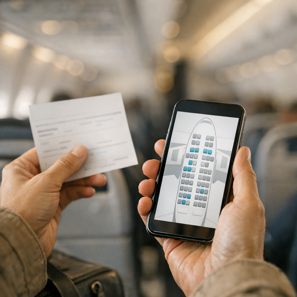Comment lire un plan siège avion pour choisir sa place