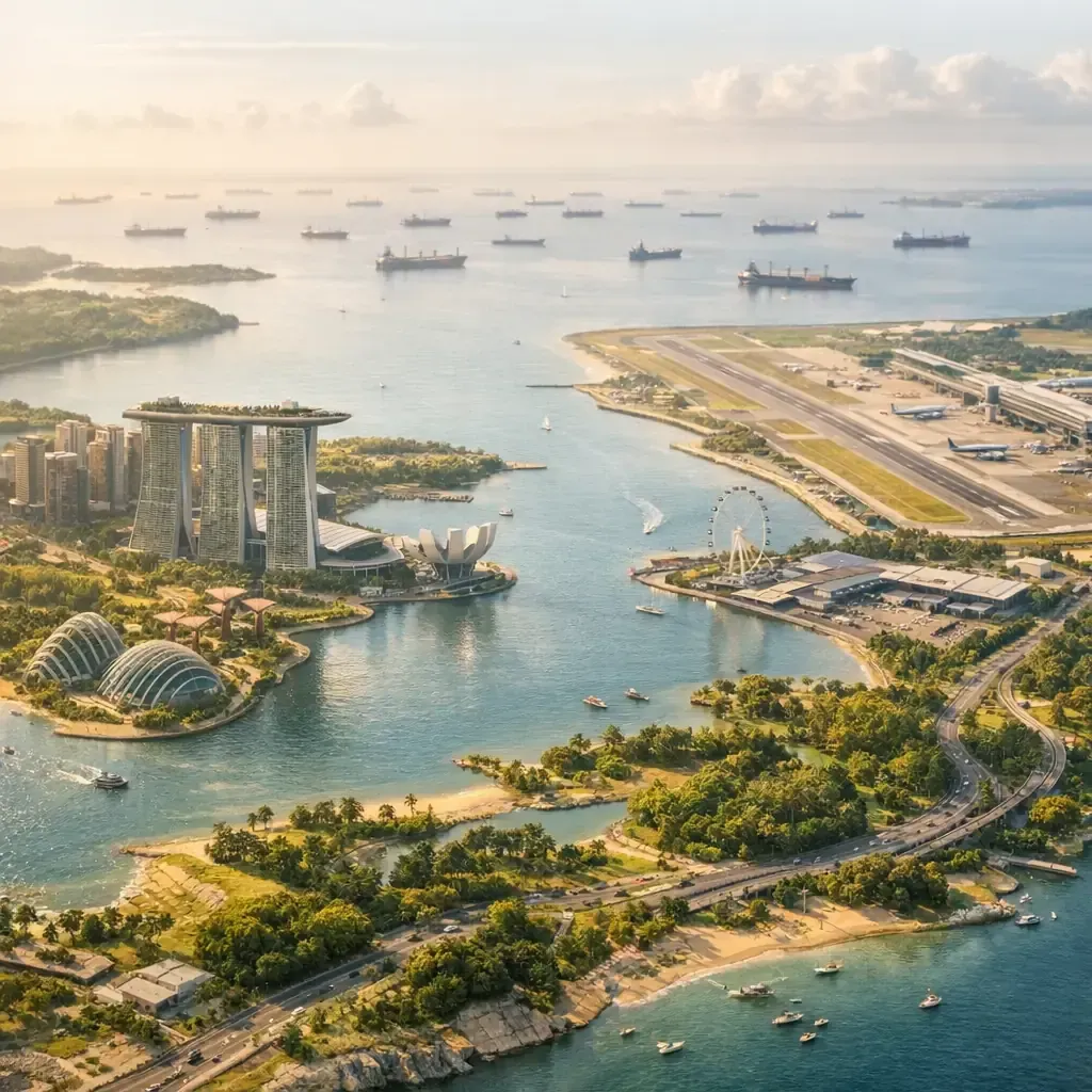 Où se trouve Singapour sur la Carte du monde ?
