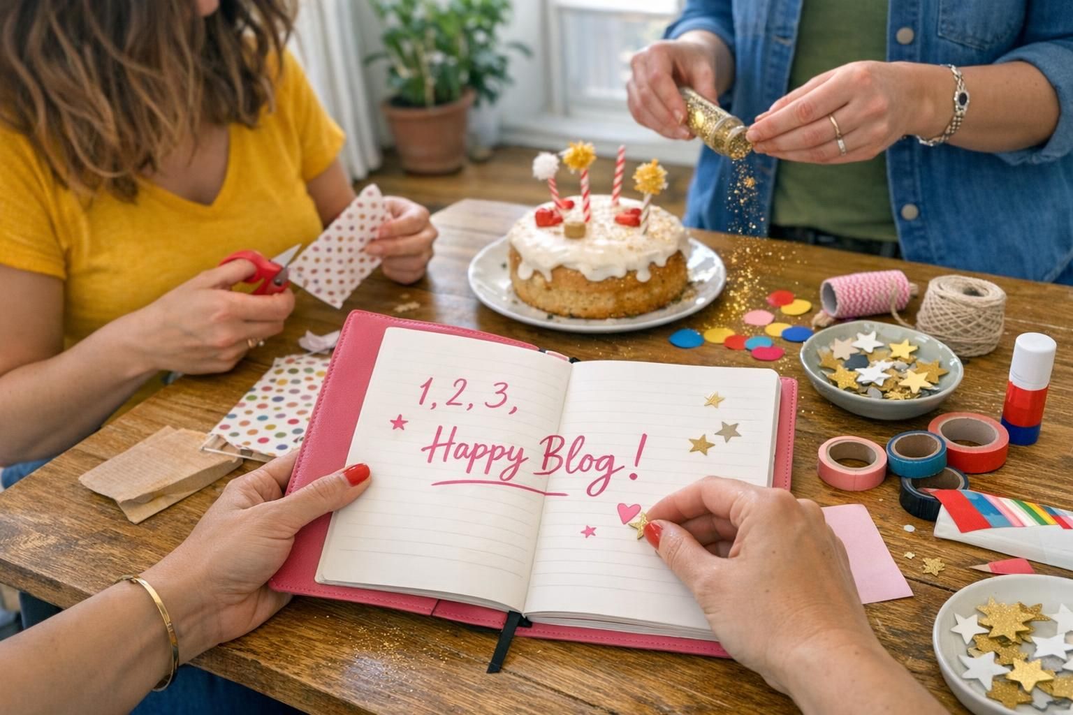 Happy blog birthday : 5 rituels déco pour célébrer un carnet