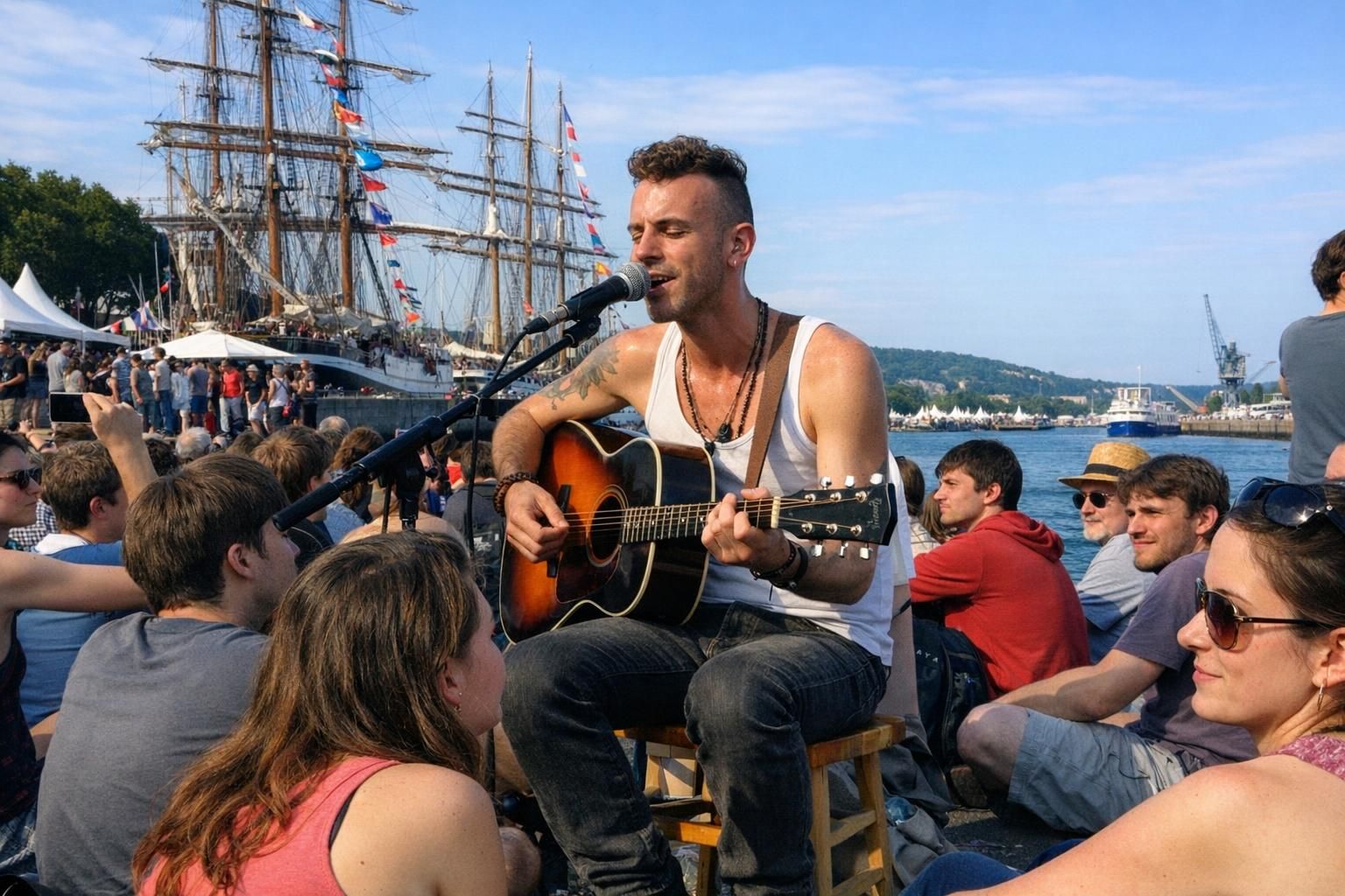Asaf Avidan à l’Armada de Rouen 2013 : ma nuit sur les quais