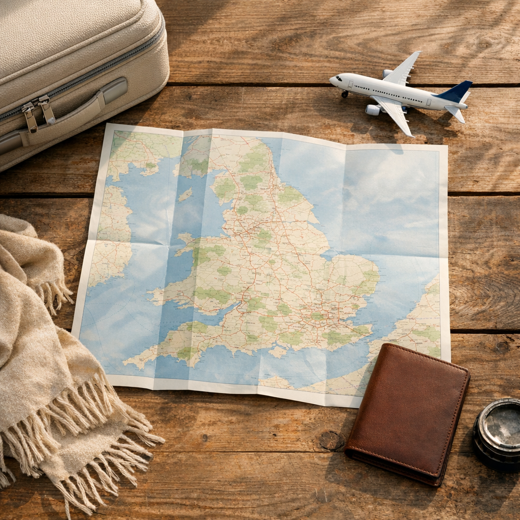 Les Aéroports en Angleterre : la Carte qui aide à choisir