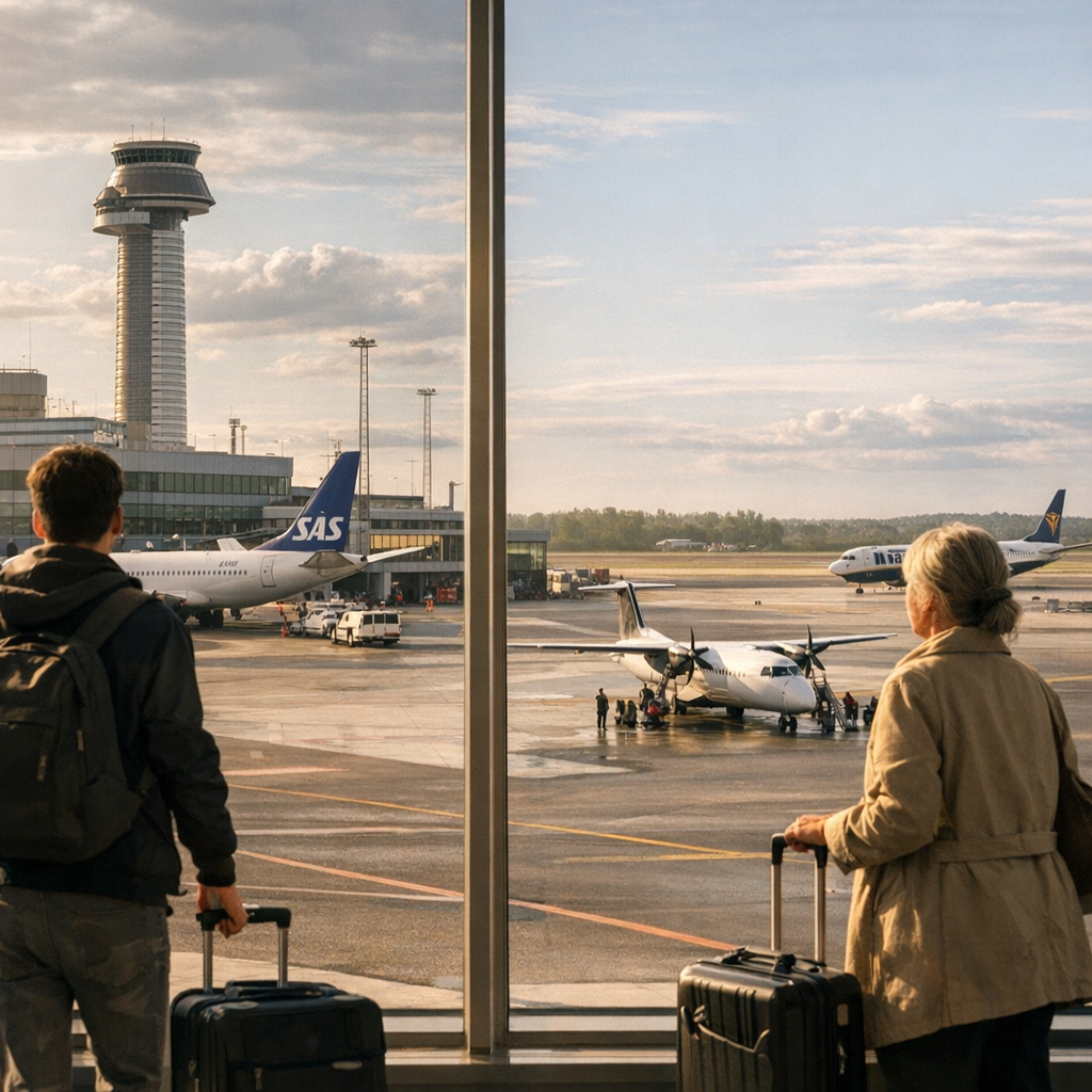 Aller et venir des aéroports de Stockholm : Arlanda, Bromma ou Skavsta ?