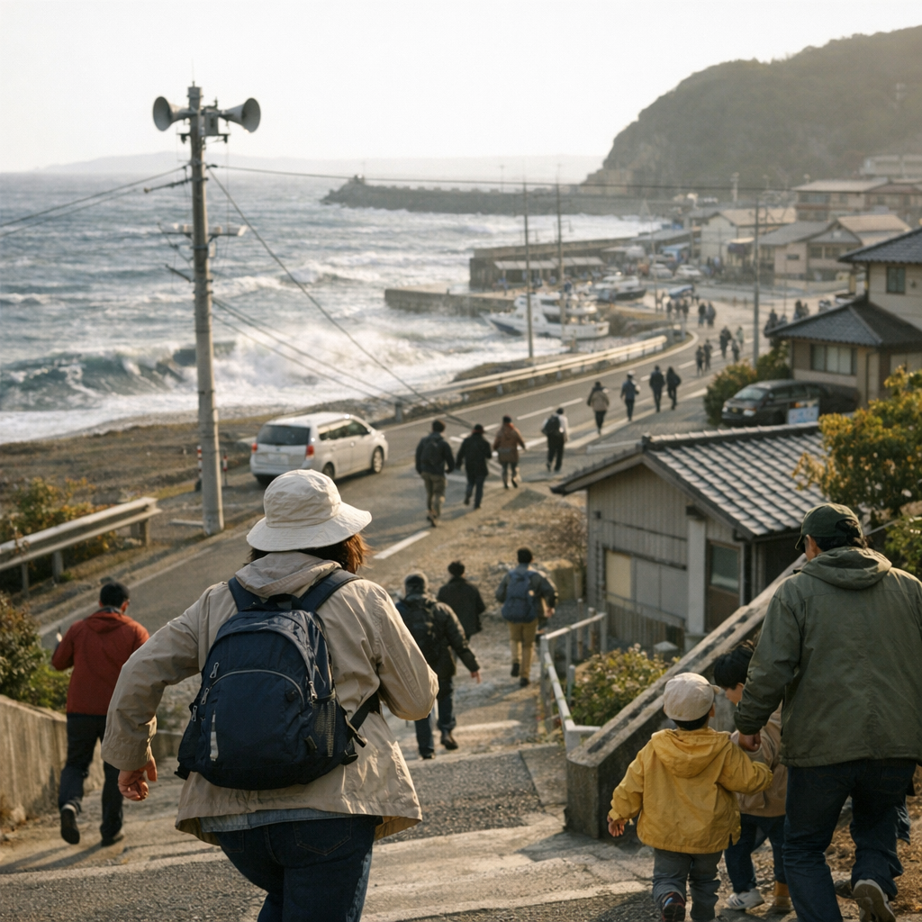 Que faire immédiatement après une alerte tsunami au Japon ?