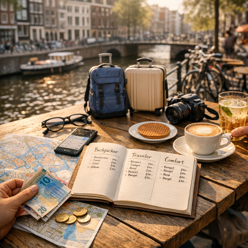 Budget voyage à Amsterdam : 3 profils pour prévoir ses dépenses par jour