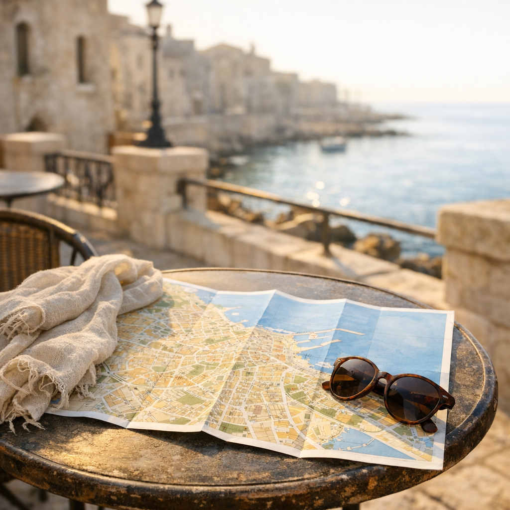 Bari en Italie se repère mieux avec une Carte pratique