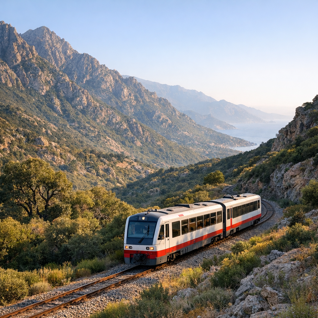 Le Train Bastia-Ajaccio traverse la Corse sans se presser