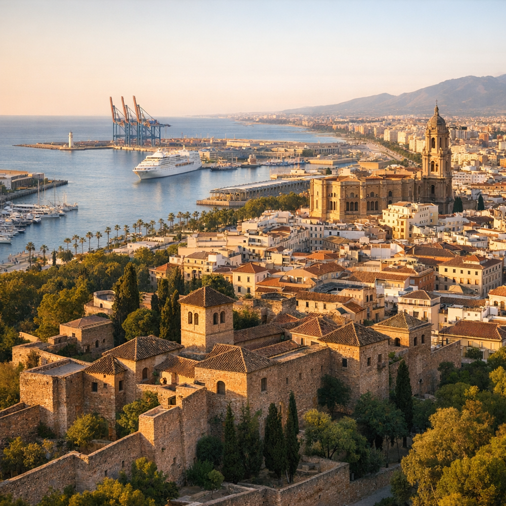 La Carte de Malaga en Espagne : plan et infos pratiques
