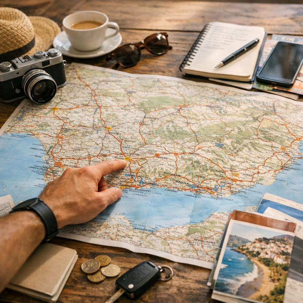 Carte routière Espagne Sud : organiser vos déplacements