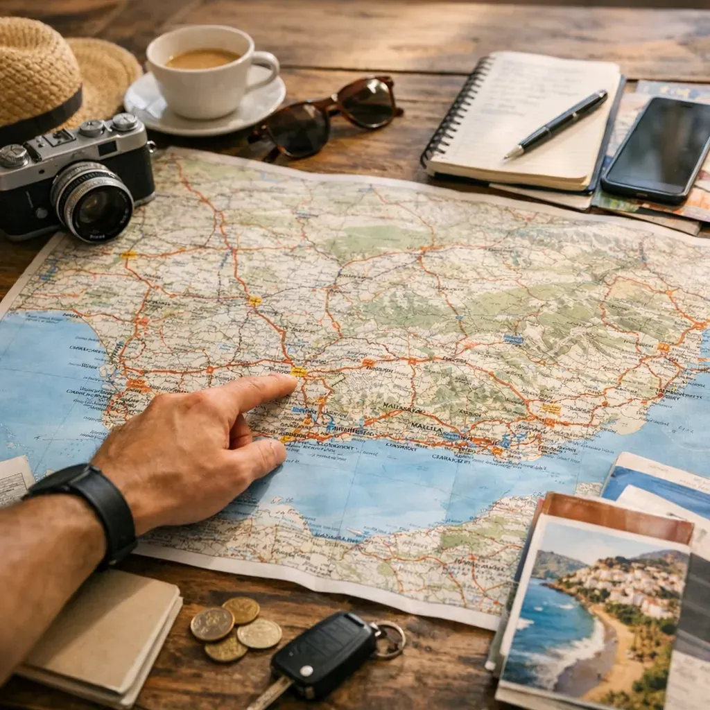 Carte routière Espagne Sud&nbsp;: organiser vos déplacements