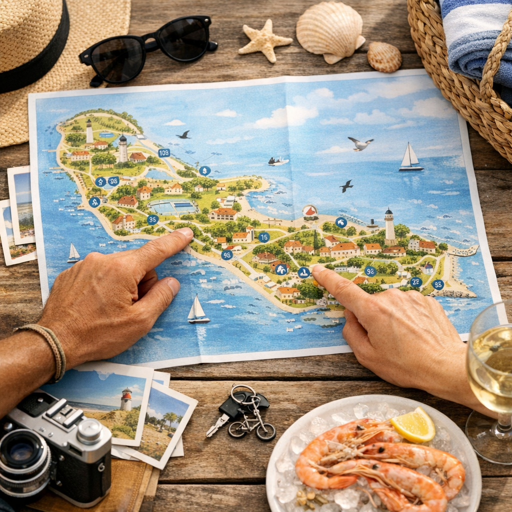 Carte touristique&nbsp;: les lieux à repérer pour des vacances réussies