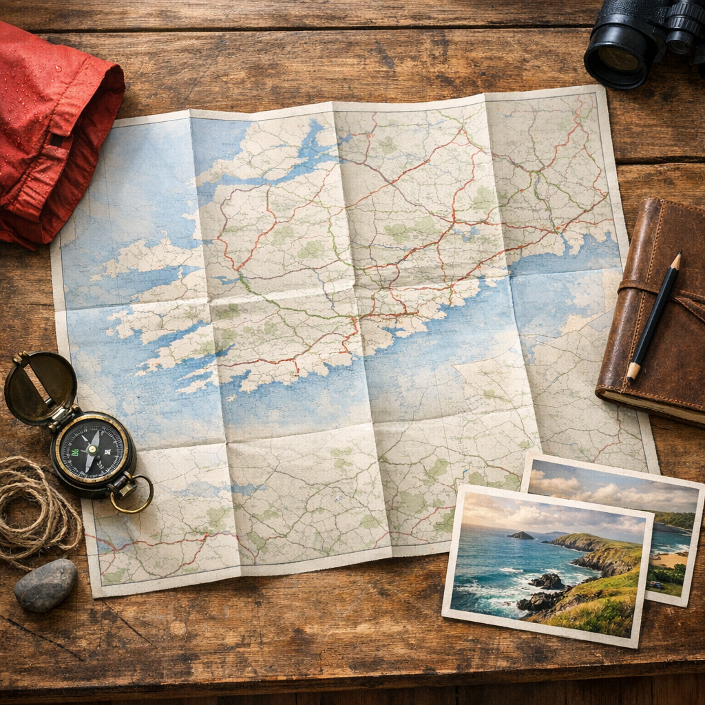 La Carte de l’Irlande du Sud : régions, routes et plans