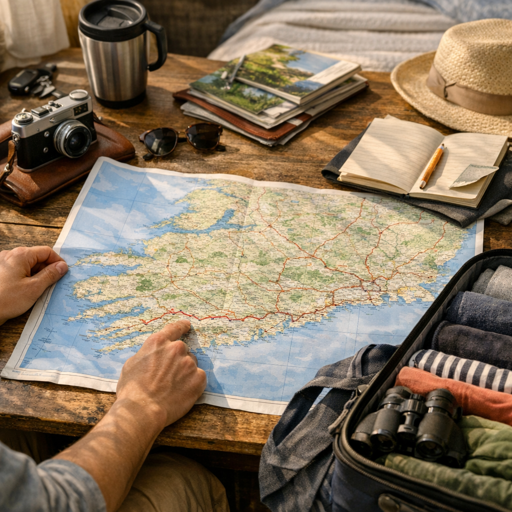 Carte routière, plan et itinéraires&nbsp;: préparer un road trip sans surcharger sa valise