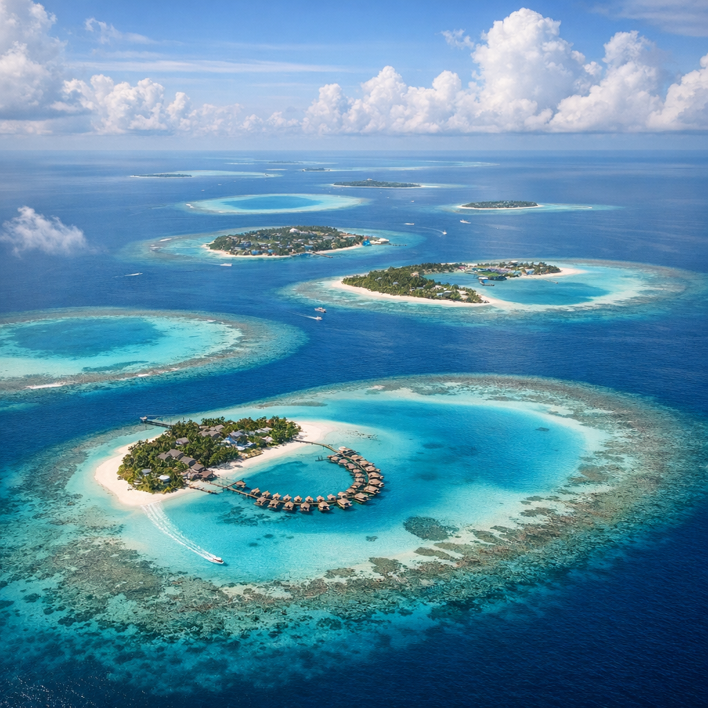La Carte des Maldives aide à choisir le bon atoll