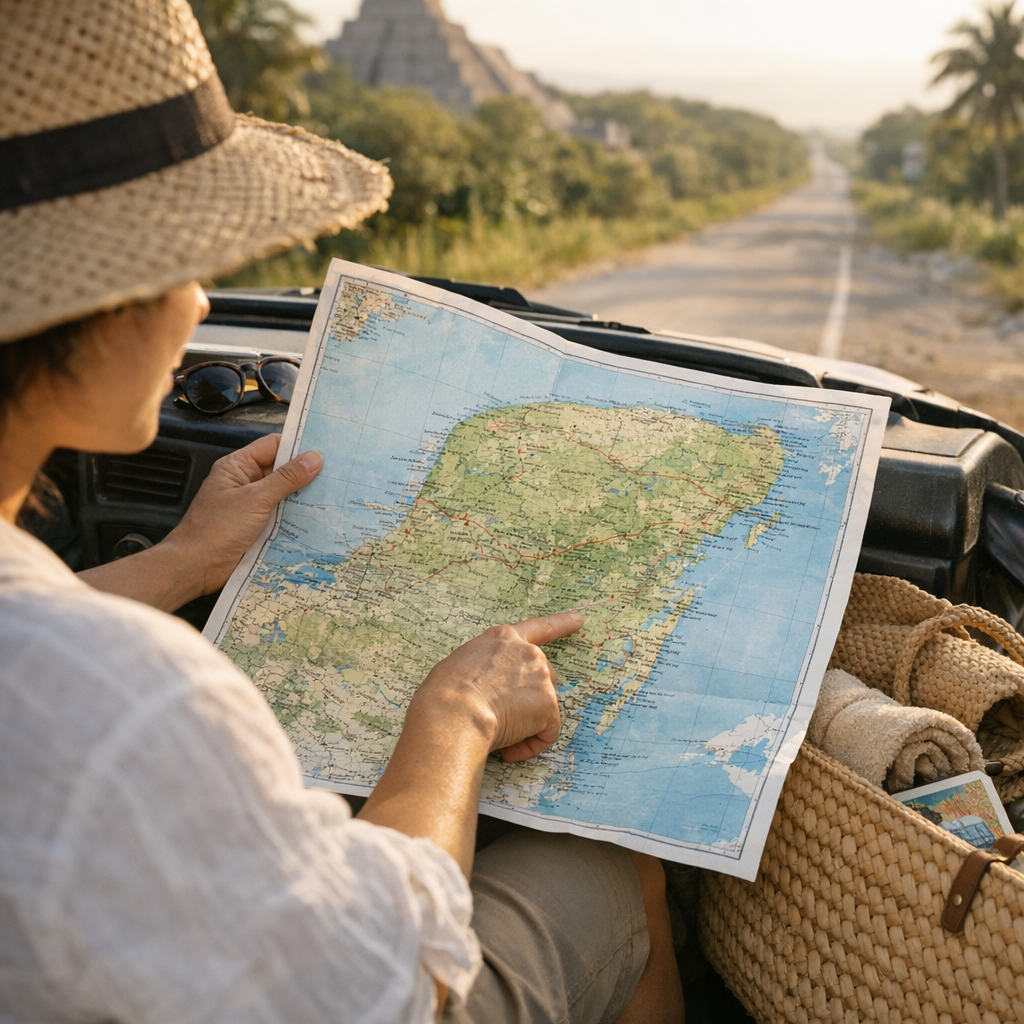Itinéraires au Yucatán&nbsp;: lire la carte sans courir
