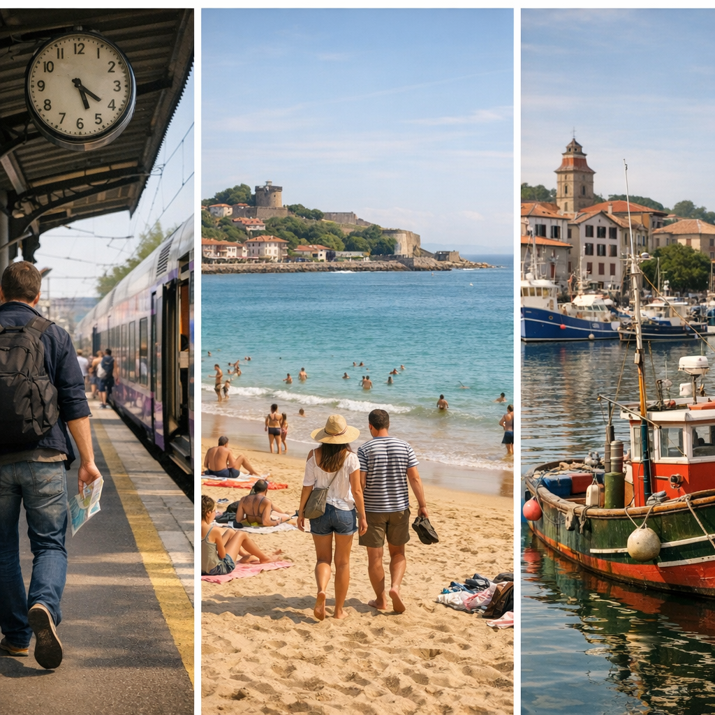Itinéraires à Saint-Jean-de-Luz&nbsp;: mon test gare, plage, port en 55 minutes