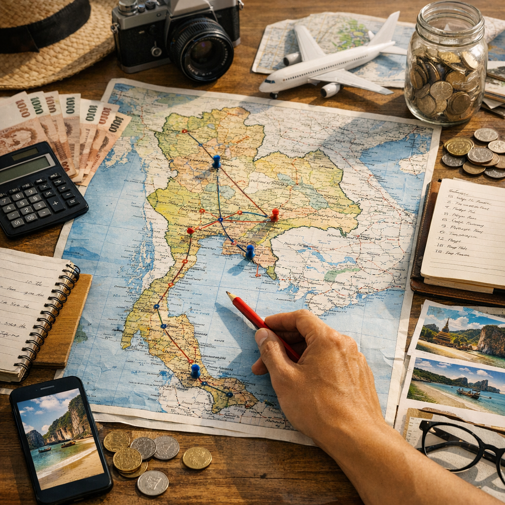 Cartes pour organiser votre voyage : trajets, distances et budget