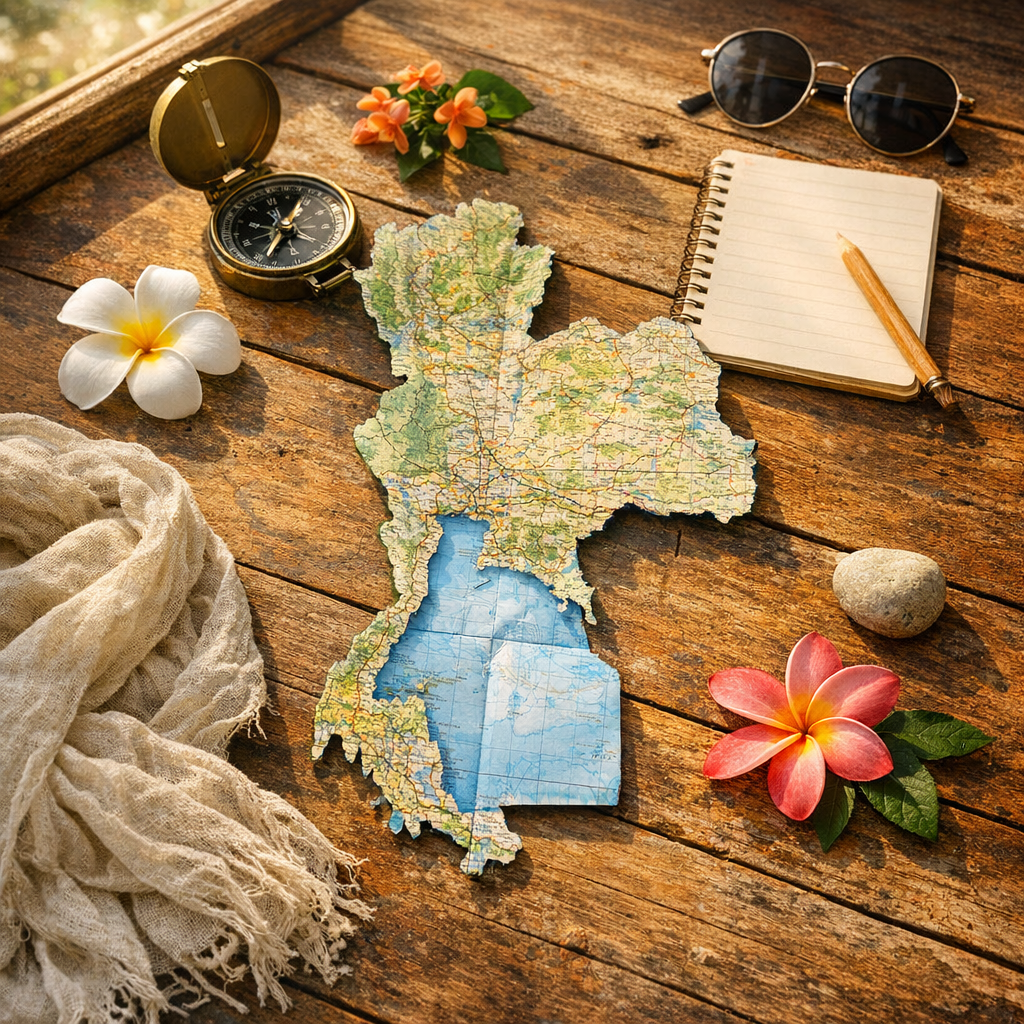 La Carte de la Thaïlande : régions, itinéraires et saisons