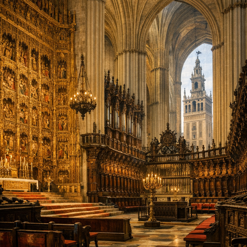 Que voir dans la cathédrale de Séville&nbsp;: intérieur, retable, chœur et Giralda