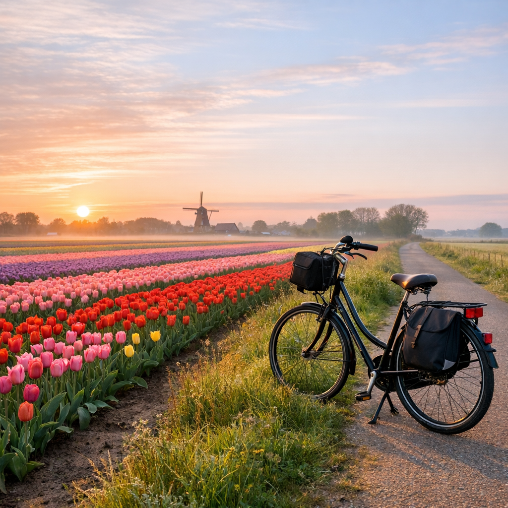 Où voir les Champs de tulipes aux Pays-Bas au printemps ?