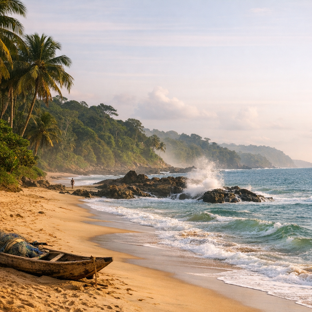 Grand-Lahou, Grand-Béréby et les plages à l’ouest : l’Atlantique plus sauvage