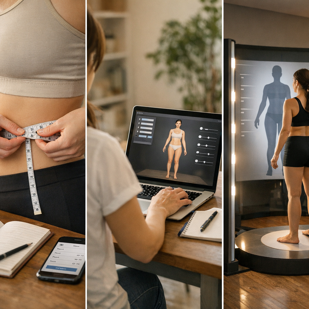 Trois méthodes pour créer sa silhouette virtuelle à partir de ses mensurations