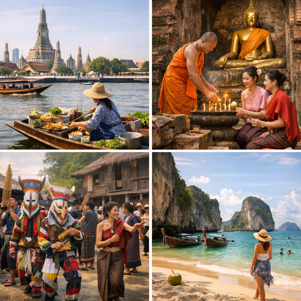 Une culture qui change selon les régions&nbsp;: Bangkok, Chiang Mai, Isan et Sud