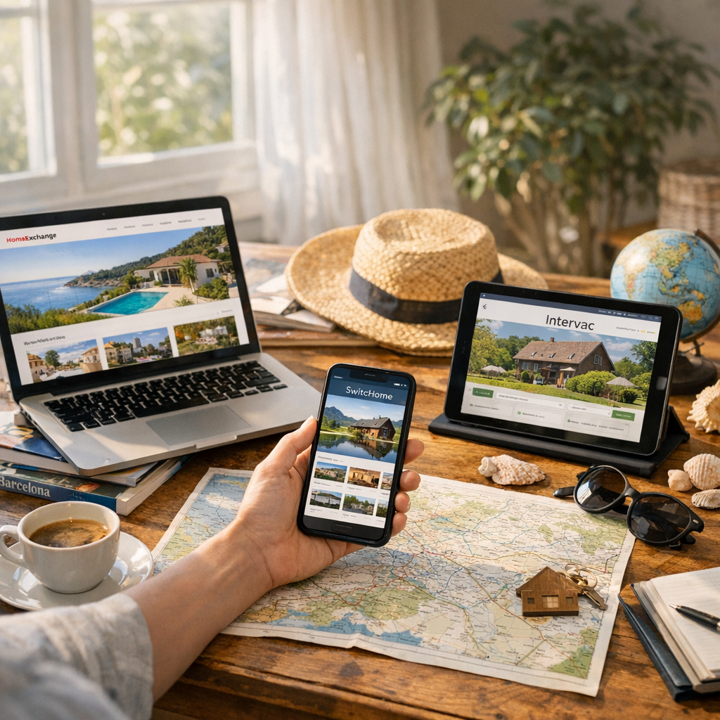 Annonces, destinations et plateformes : HomeExchange, SwitcHome, Intervac