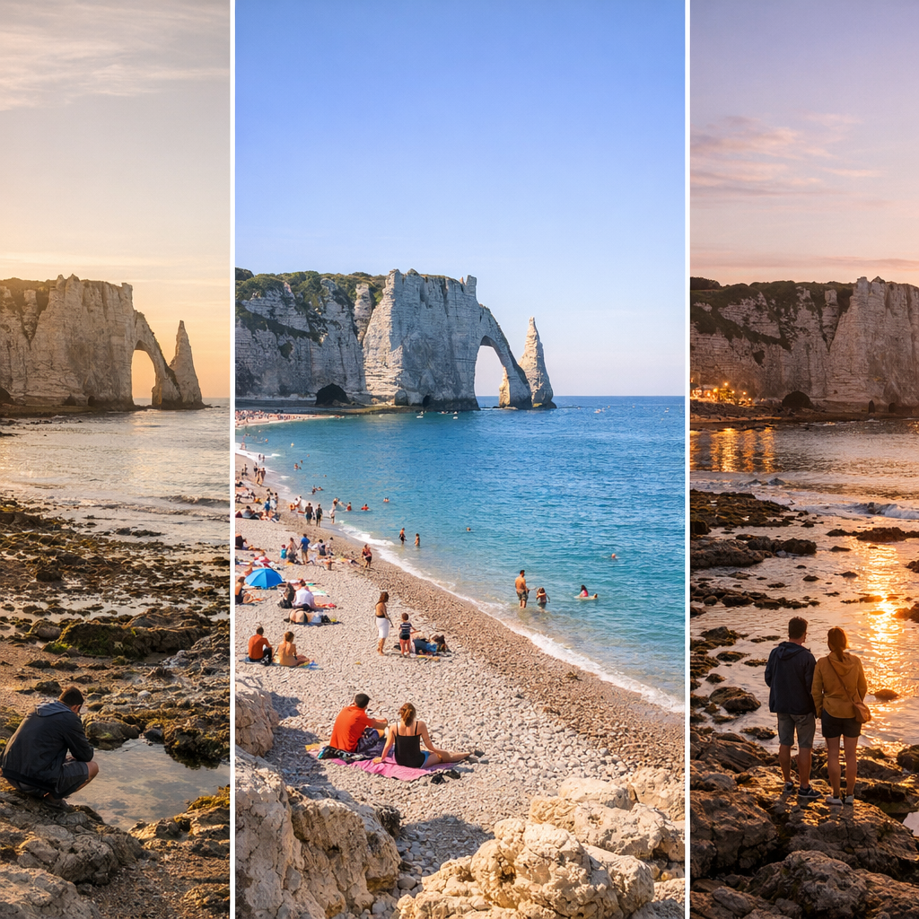 Matin, midi, soir : visiter Étretat selon les marées plutôt que selon Instagram