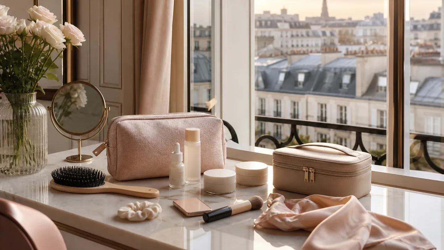 Trousse beauté pour Paris : voyager léger sans rien oublier