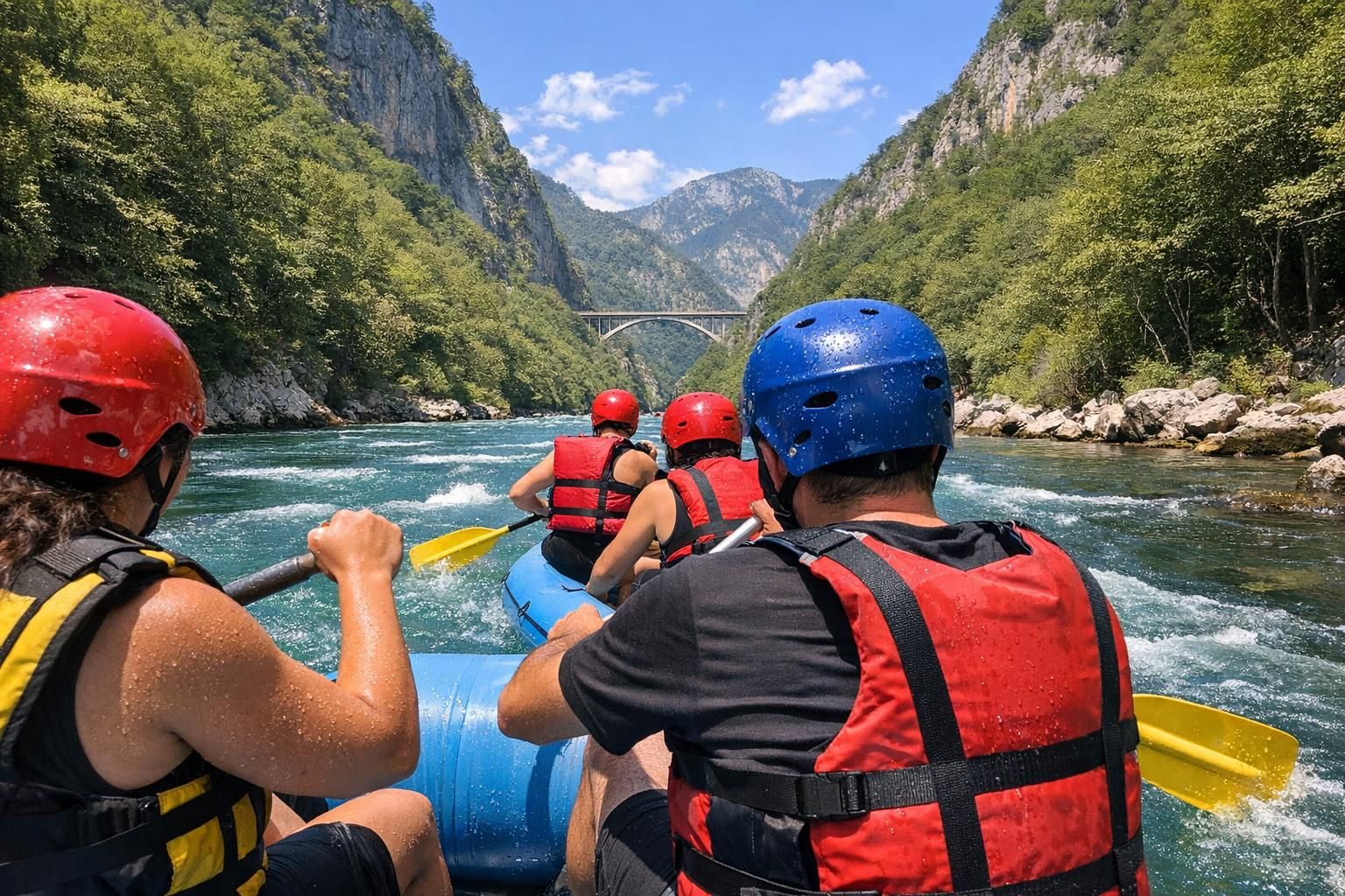 Montenegro : Rafting sur la Tara – Canyon de la Piva, en 3 temps
