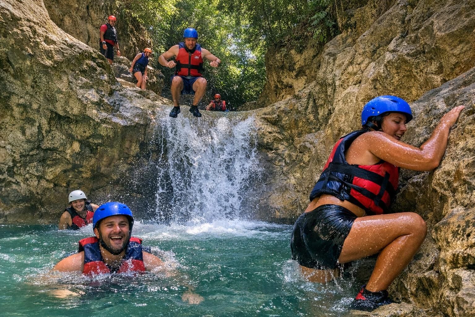 République Dominicaine lexperience damajagua ses 27 cascades