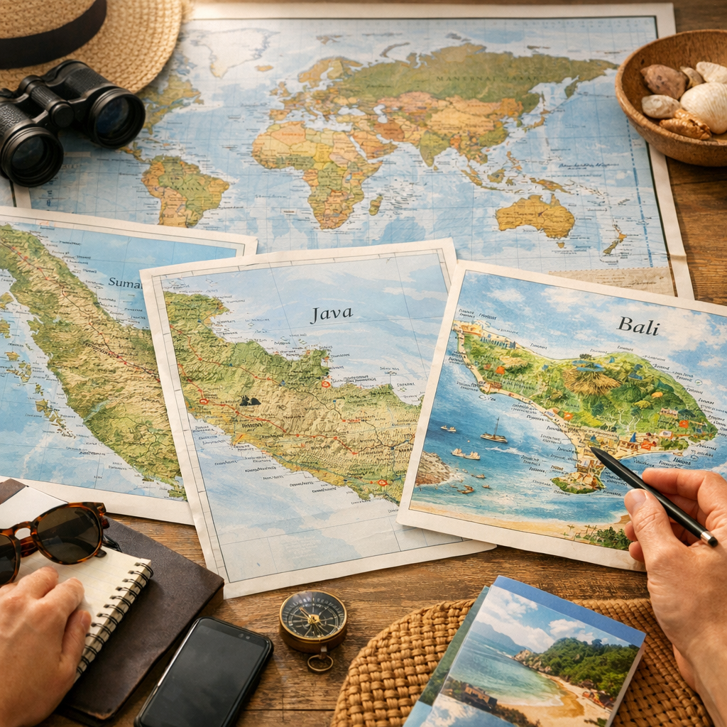 3. Carte pratique : comparer les grandes îles avant de tracer son itinéraire