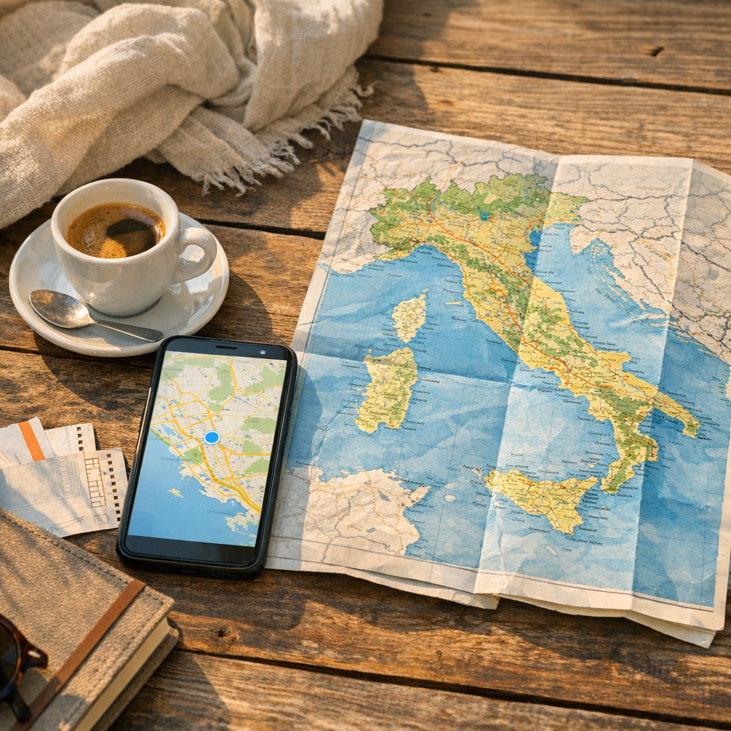Italie Maps aide à préparer un voyage sans courir