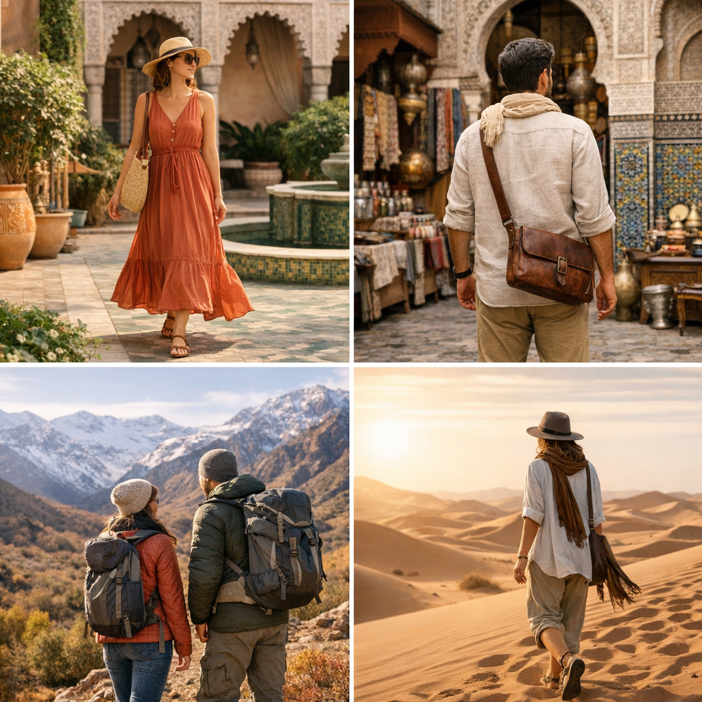 Comment s’habiller au Maroc en octobre selon Marrakech, Fès, l’Atlas ou le désert&nbsp;?
