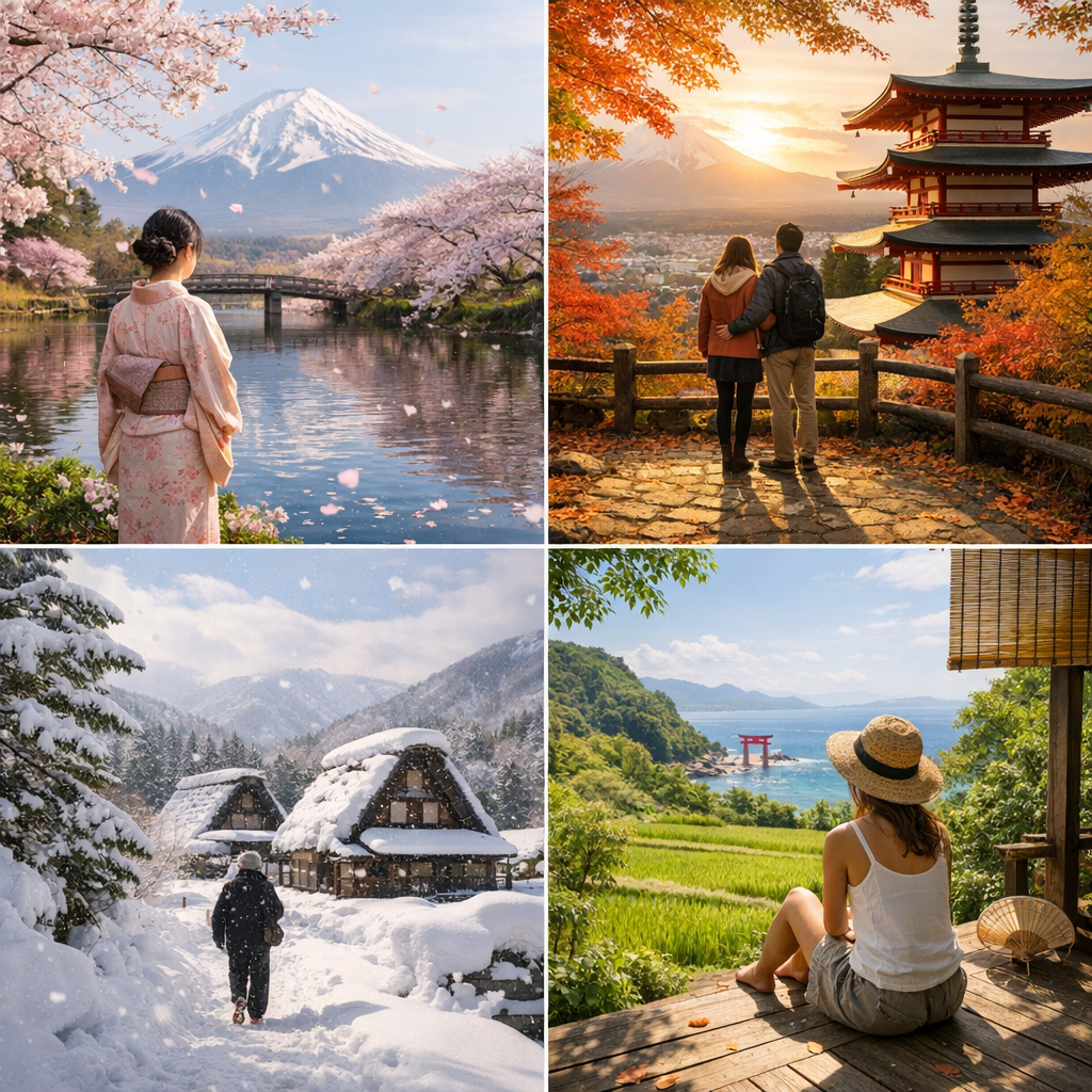 Printemps, automne, hiver, été&nbsp;: quelle saison japonaise vous ressemble&nbsp;?