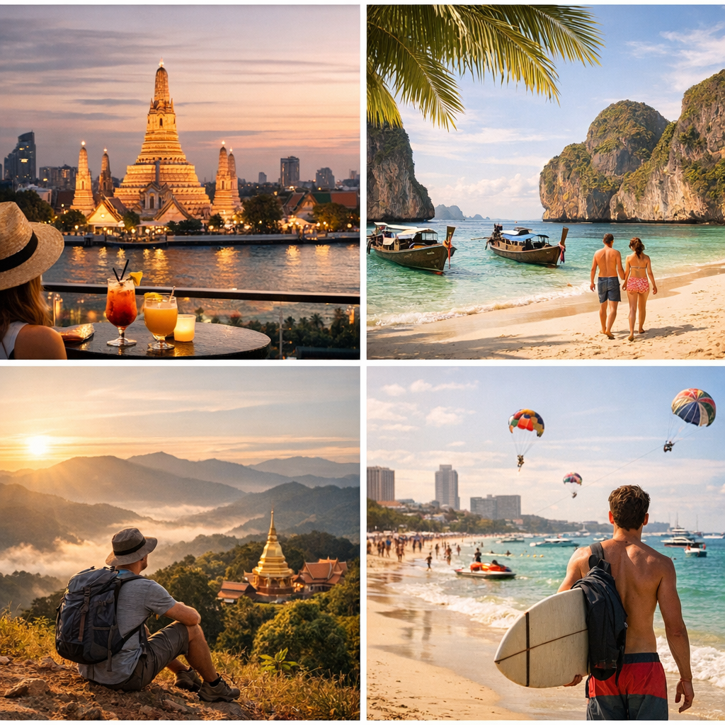 Météo Bangkok, Phuket, Chiang Mai, Pattaya&nbsp;: choisir sa région selon son profil