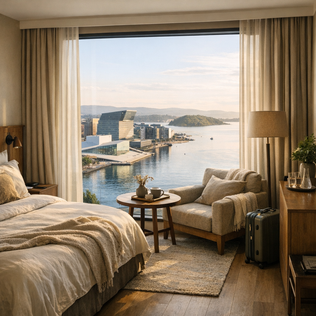 Un hôtel à Oslo se choisit d’abord par quartier