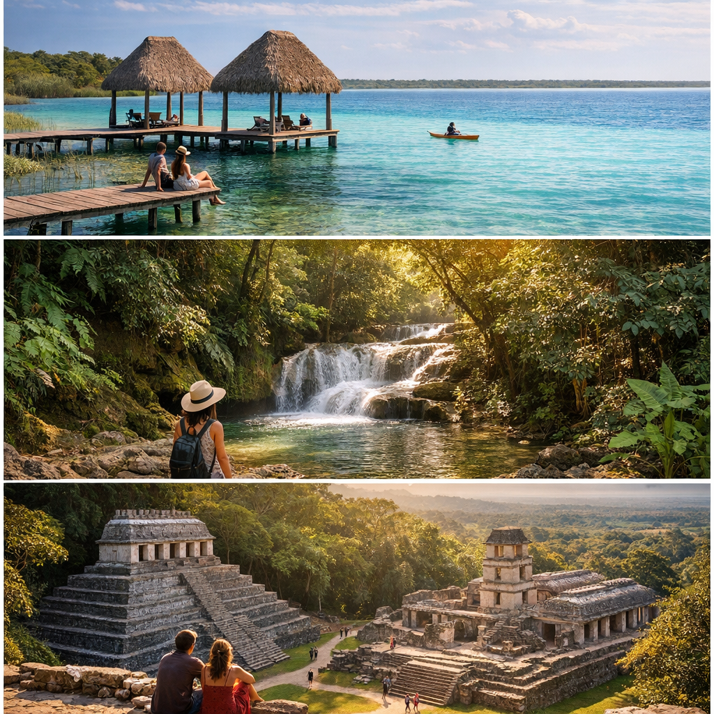3. Bacalar, Chiapas et Palenque&nbsp;: lagunes, jungle et voyage plus slow