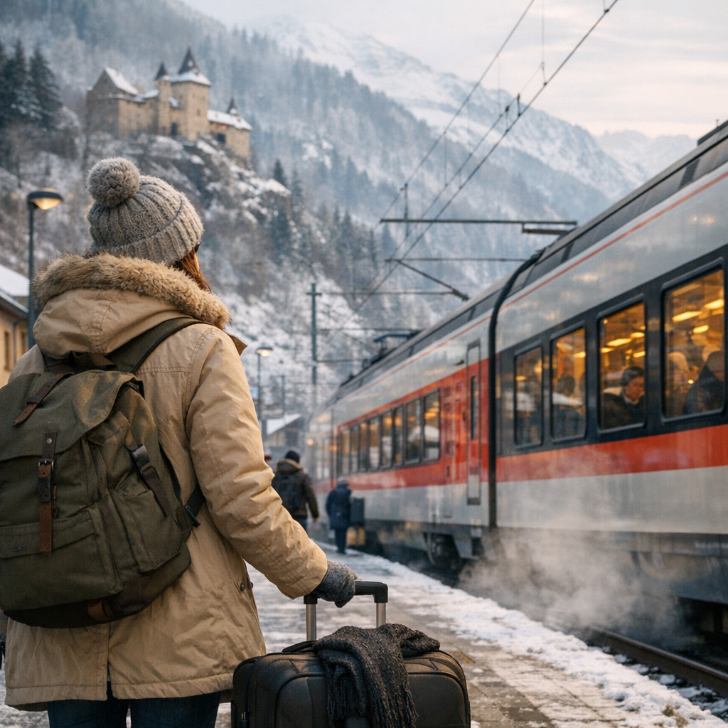 Partir en hiver sans chercher la chaleur : idées culturelles et train