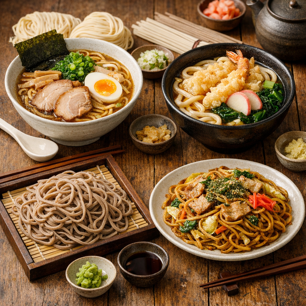 Ramen, udon, soba et yakisoba : choisir ses nouilles sans se tromper