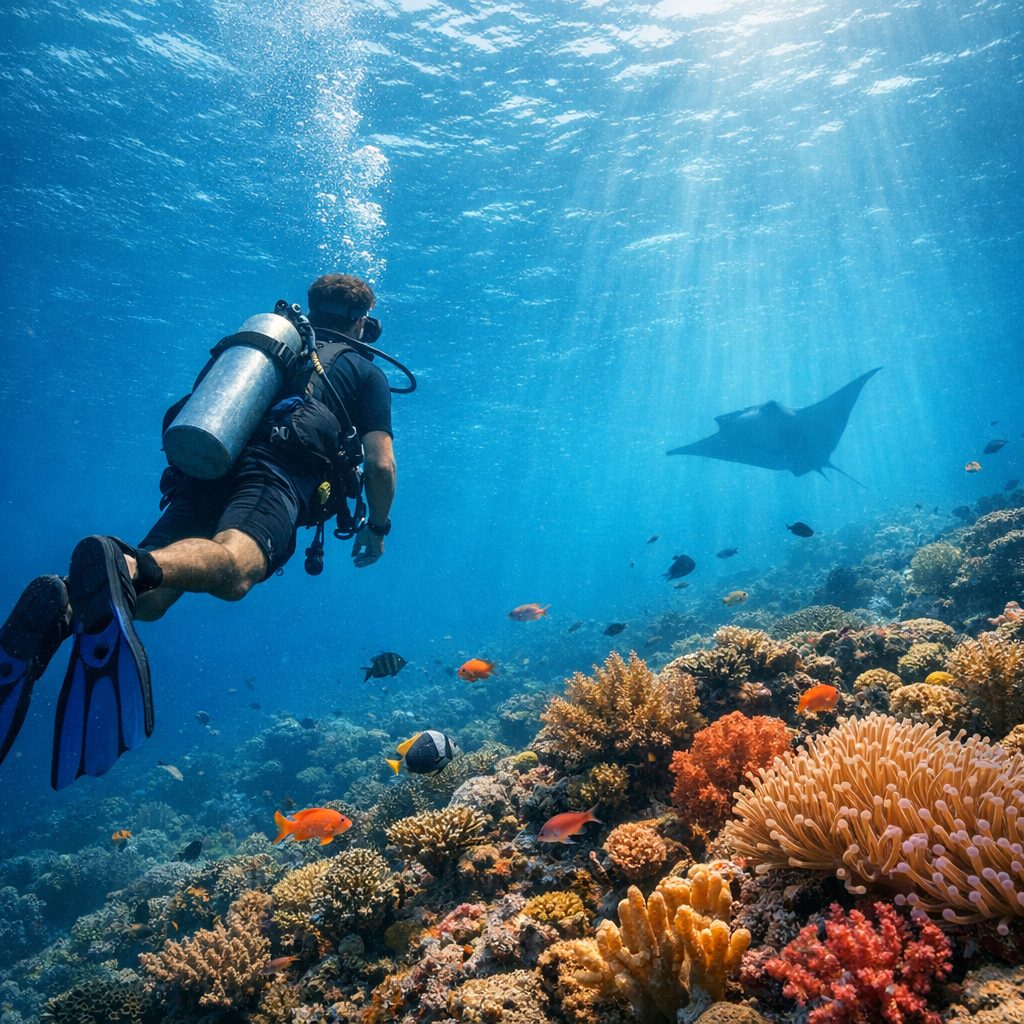 La Plongée à Bali se prépare entre spots, saison et safari