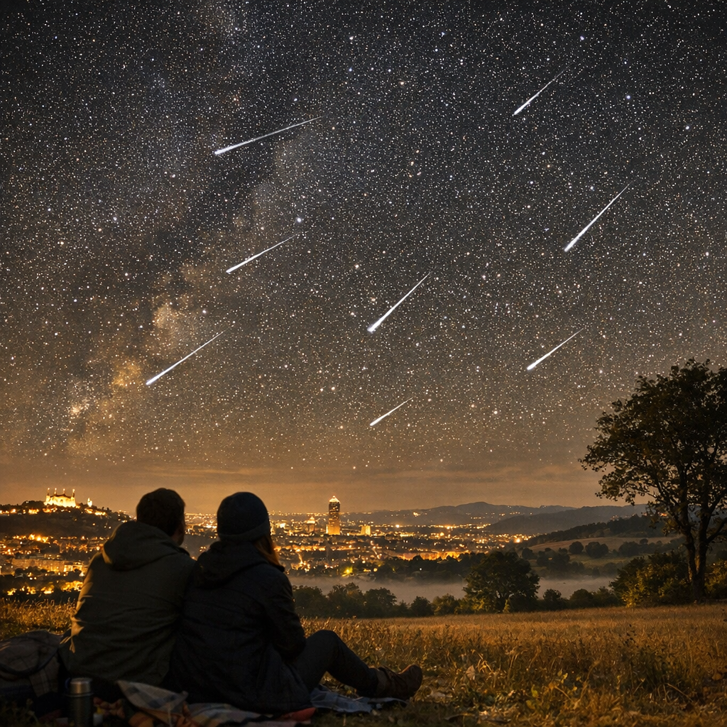 Où admirer une pluie d’étoiles filantes : choisir son ciel, de Lyon à la campagne