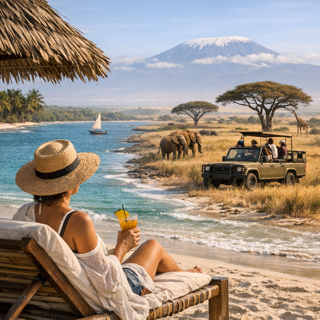 Kenya plage et safari : comment combiner la côte avec la savane