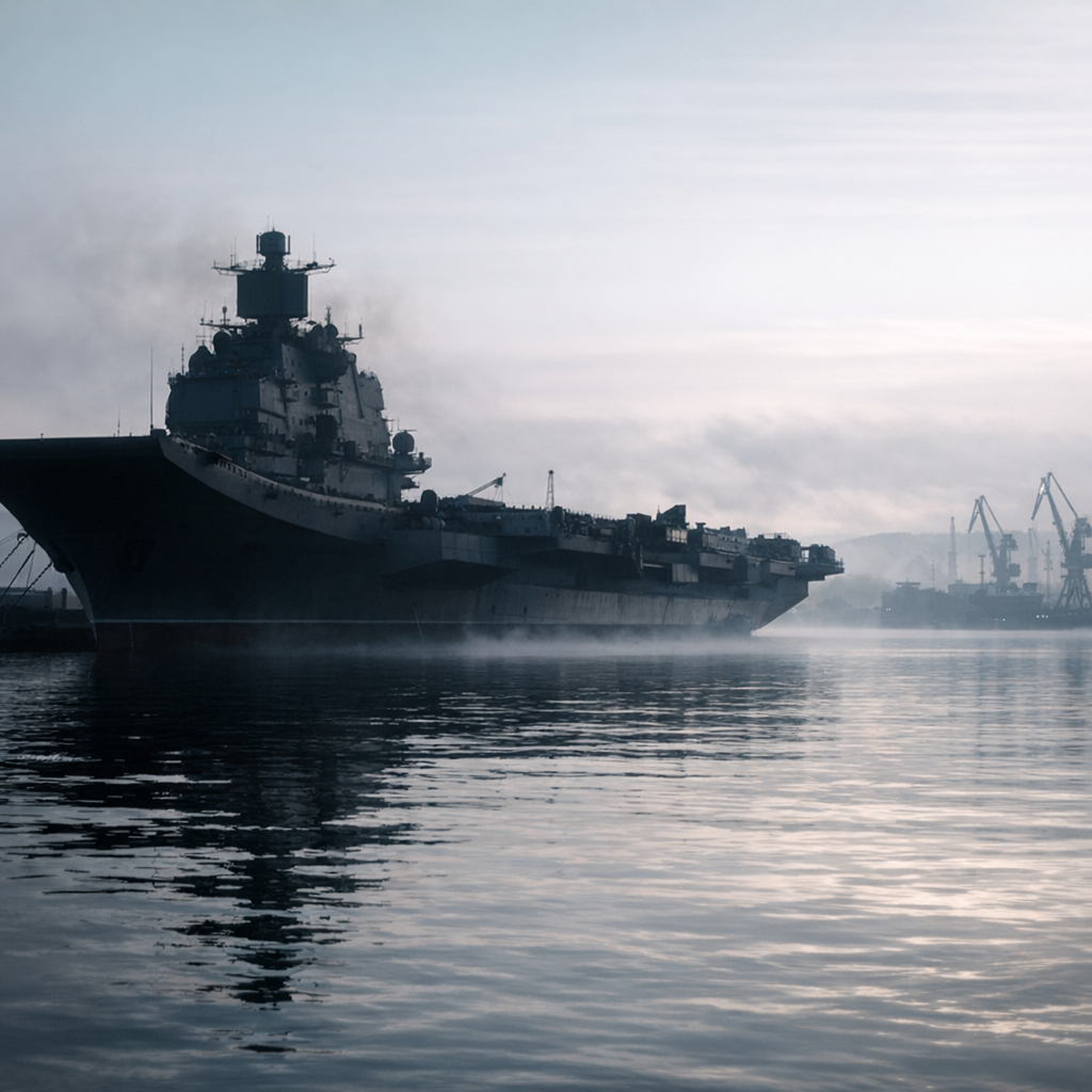 Le porte-avions russe peut-il encore reprendre la mer ?