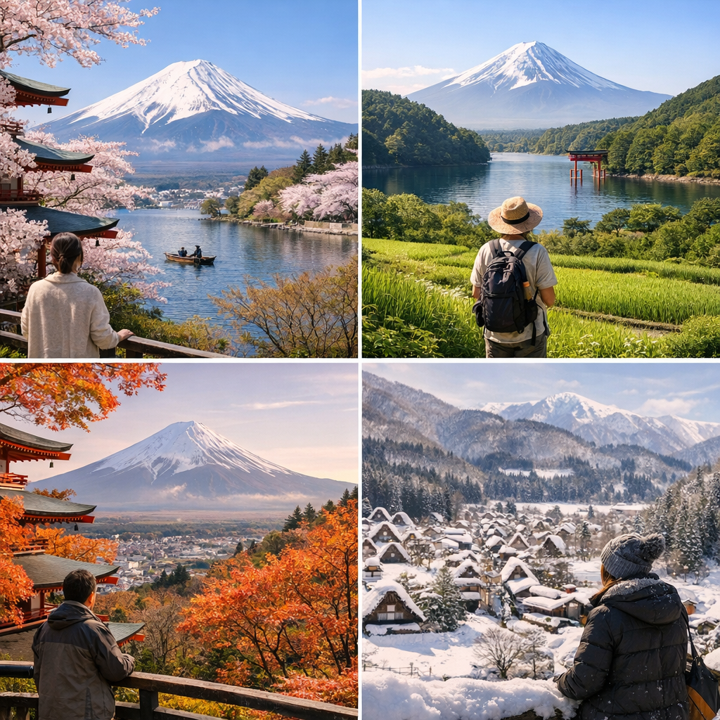 Printemps, été, automne, hiver&nbsp;: quelle saison choisir selon votre voyage&nbsp;?