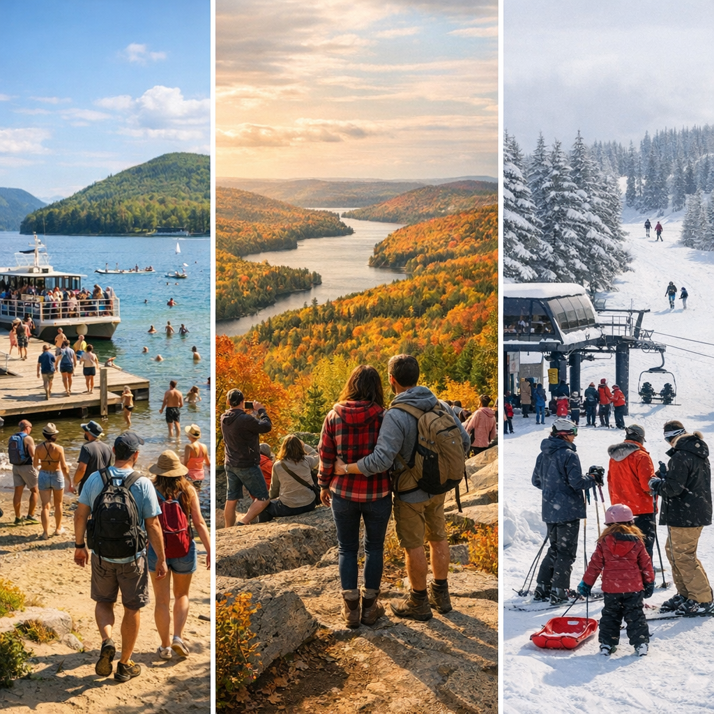 Voyager en été, à l’automne ou en hiver : foule, activités et vrais compromis